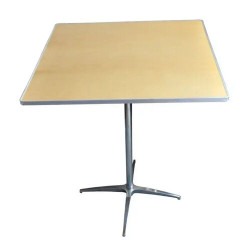 30 Square Adjustable Height Cocktail Bistro Table